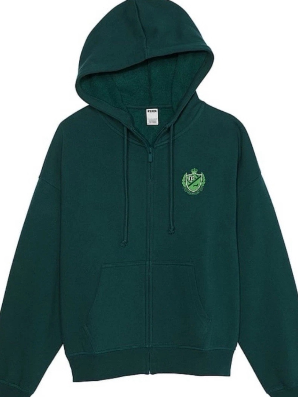 PINK Varsity zip up hoodie